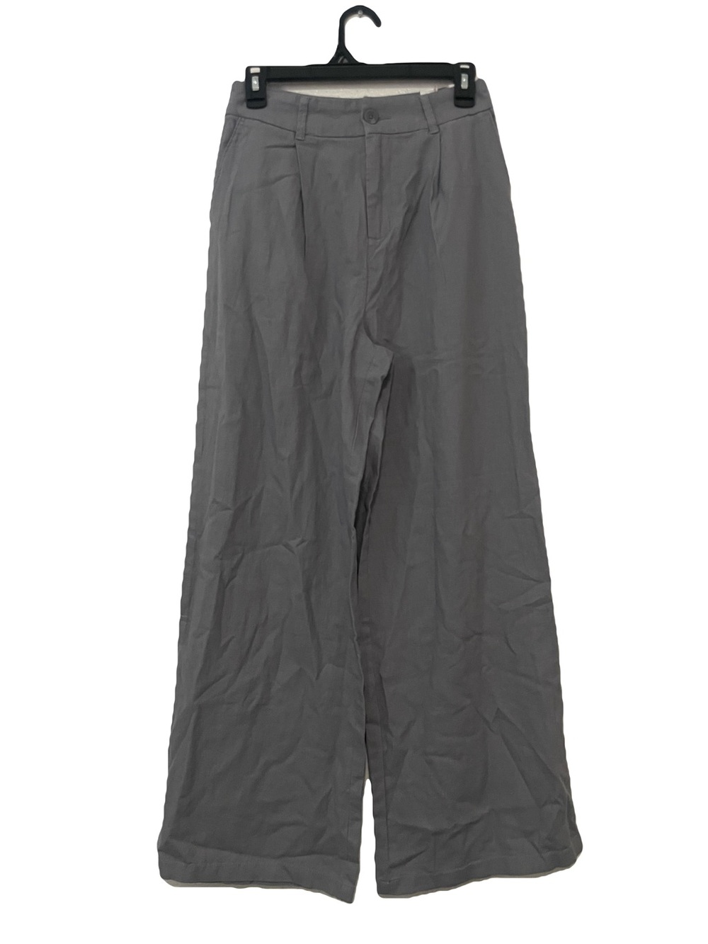 Rewash Wide-Leg Trousers — Light Gray